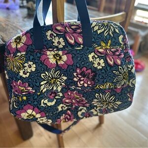 Vera Bradley Floral Quilted Large Weekender